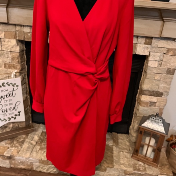 Women’s DKNY Faux Wrap Dress - Picture 6 of 9